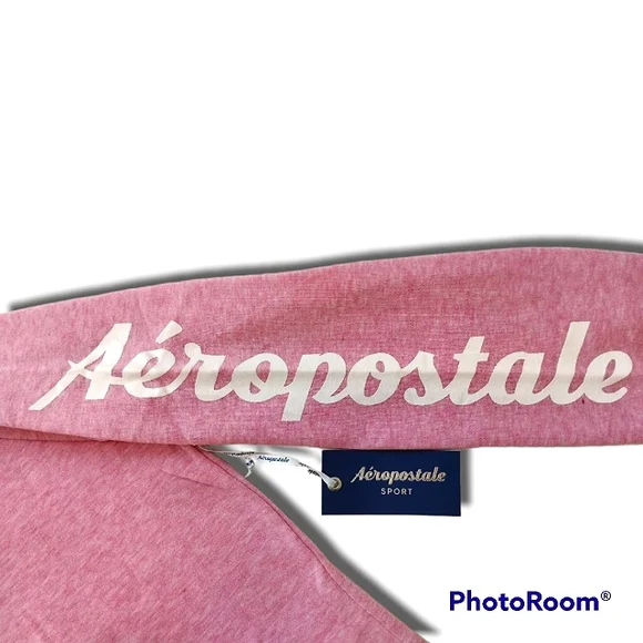 🐝 Aéropostale Pink Athletic Hoodie NWOT - Picture 3 of 5